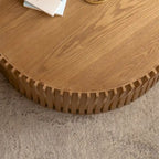 Tables basses gigognes cylindriques pour salon (Lot de 2)
