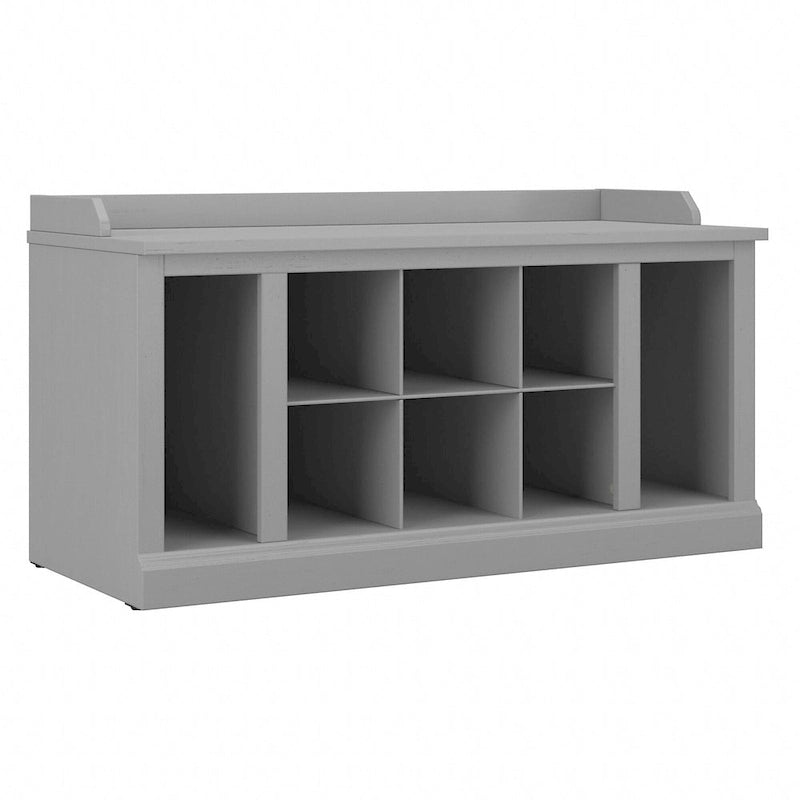 Banc de rangement pour chaussures Woodland de 40 po avec étagères – Organiseur d'entrée
