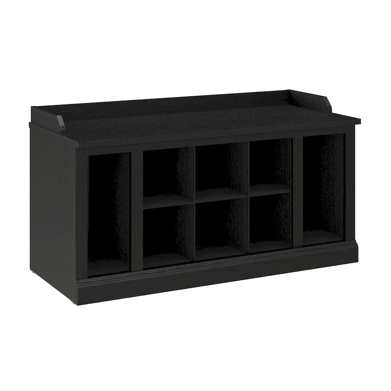 Banc de rangement pour chaussures Woodland de 40 po avec étagères – Organiseur d'entrée
