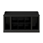 Banc de rangement pour chaussures Woodland de 40 po avec étagères – Organiseur d'entrée
