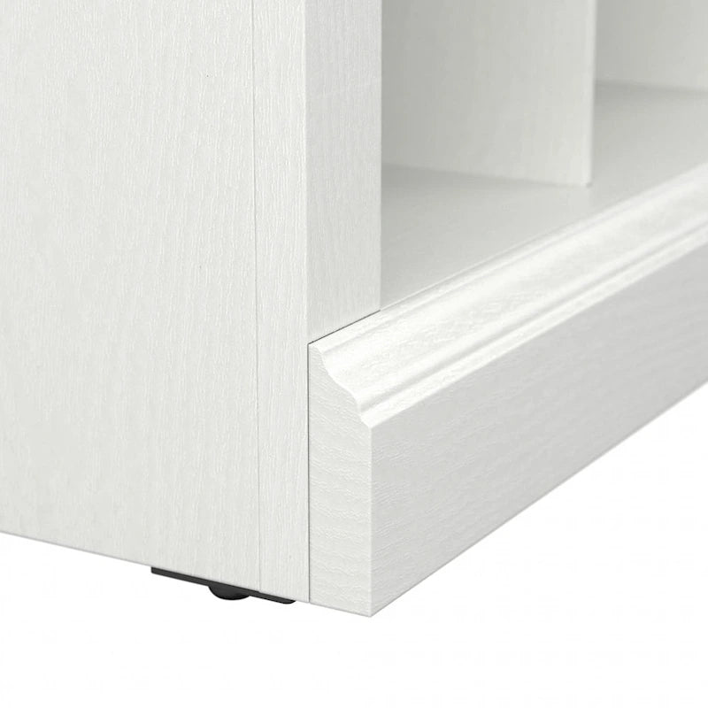 Banc de rangement pour chaussures Woodland de 40 po avec étagères – Organiseur d'entrée