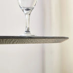 Table à manger ronde élégante de style ferme avec rallonge et piètement en X, idéale pour une salle à manger moderne