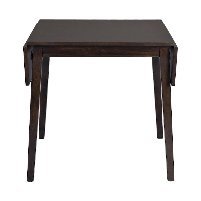 Table à manger ronde élégante de style ferme avec rallonge et piètement en X, idéale pour une salle à manger moderne
