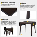 Table à manger ronde élégante de style ferme avec rallonge et piètement en X, idéale pour une salle à manger moderne