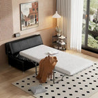Lit pliant ottoman Roomfitters pour une personne avec matelas, lit d'appoint convertible compact pour salon
