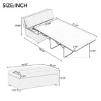 Lit pliant ottoman Roomfitters pour une personne avec matelas, lit d'appoint convertible compact pour salon