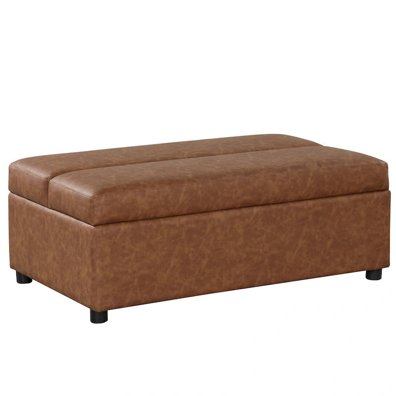 Lit pliant ottoman Roomfitters pour une personne avec matelas, lit d'appoint convertible compact pour salon