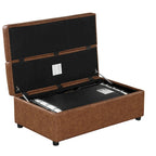 Lit pliant ottoman Roomfitters pour une personne avec matelas, lit d'appoint convertible compact pour salon