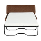 Lit pliant ottoman Roomfitters pour une personne avec matelas, lit d'appoint convertible compact pour salon