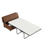 Lit pliant ottoman Roomfitters pour une personne avec matelas, lit d'appoint convertible compact pour salon