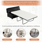Lit pliant ottoman Roomfitters pour une personne avec matelas, lit d'appoint convertible compact pour salon