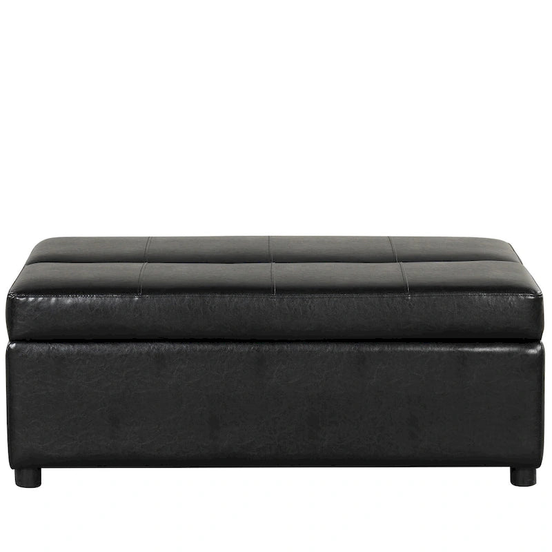 Lit pliant ottoman Roomfitters pour une personne avec matelas, lit d'appoint convertible compact pour salon