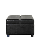 Lit pliant ottoman Roomfitters pour une personne avec matelas, lit d'appoint convertible compact pour salon