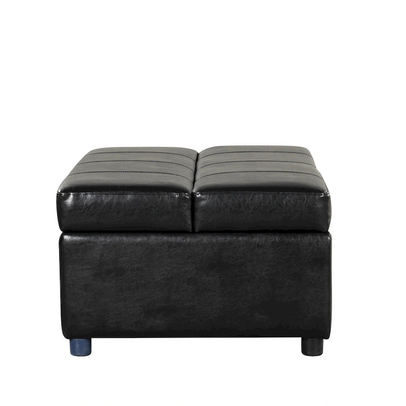Lit pliant ottoman Roomfitters pour une personne avec matelas, lit d'appoint convertible compact pour salon