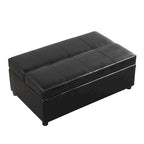 Lit pliant ottoman Roomfitters pour une personne avec matelas, lit d'appoint convertible compact pour salon