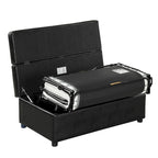 Lit pliant ottoman Roomfitters pour une personne avec matelas, lit d'appoint convertible compact pour salon