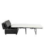 Lit pliant ottoman Roomfitters pour une personne avec matelas, lit d'appoint convertible compact pour salon