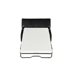 Lit pliant ottoman Roomfitters pour une personne avec matelas, lit d'appoint convertible compact pour salon