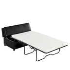Lit pliant ottoman Roomfitters pour une personne avec matelas, lit d'appoint convertible compact pour salon