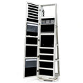 Armoire de rangement à bijoux sur pied