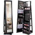 Armoire de rangement à bijoux sur pied