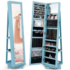 Armoire de rangement à bijoux sur pied
