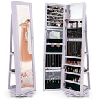Armoire de rangement à bijoux sur pied