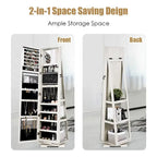 Armoire de rangement à bijoux sur pied