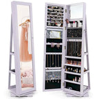 Armoire de rangement à bijoux sur pied