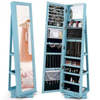 Armoire de rangement à bijoux sur pied