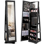 Armoire de rangement à bijoux sur pied