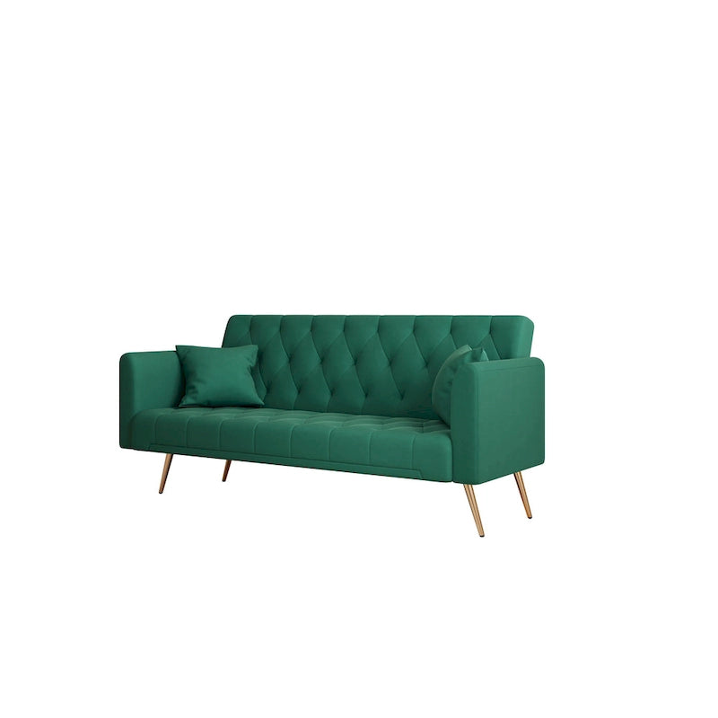 Canapé-lit double convertible rembourré – 19.00 x 71.00 x 30.00