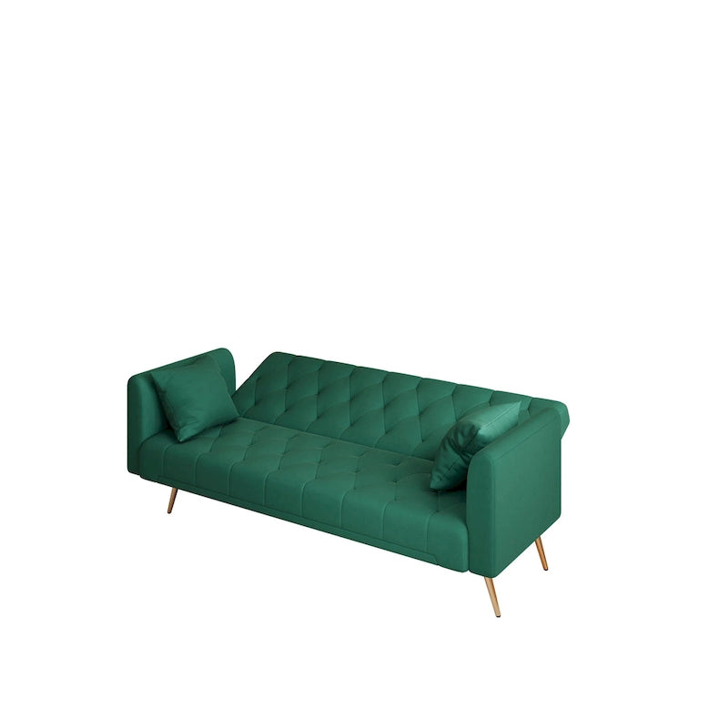 Canapé-lit double convertible rembourré – 19.00 x 71.00 x 30.00