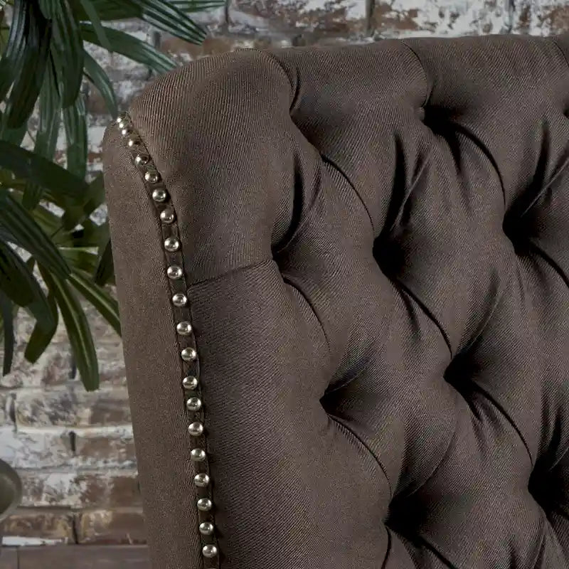 Fauteuil inclinable en tissu touffeté Cerelia – Siège d'appoint confortable pour salon