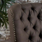 Fauteuil inclinable en tissu touffeté Cerelia – Siège d'appoint confortable pour salon