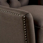 Fauteuil inclinable en tissu touffeté Cerelia – Siège d'appoint confortable pour salon