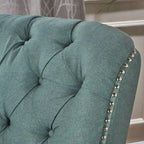 Fauteuil inclinable en tissu touffeté Cerelia – Siège d'appoint confortable pour salon