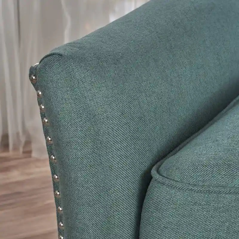 Fauteuil inclinable en tissu touffeté Cerelia – Siège d'appoint confortable pour salon