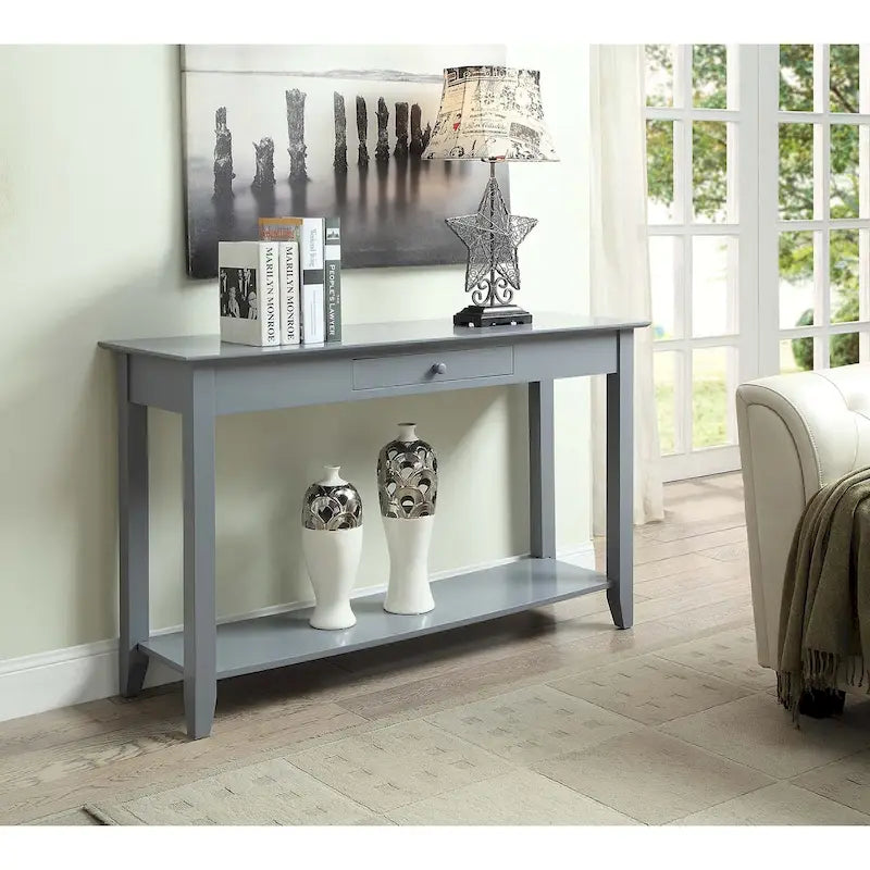 Convenience Concepts American Heritage Table Console 1 Tiroir avec Étagère