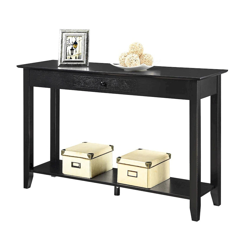 Convenience Concepts American Heritage Table Console 1 Tiroir avec Étagère