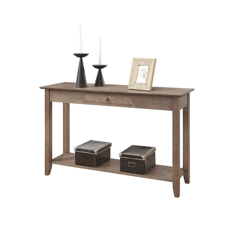 Convenience Concepts American Heritage Table Console 1 Tiroir avec Étagère