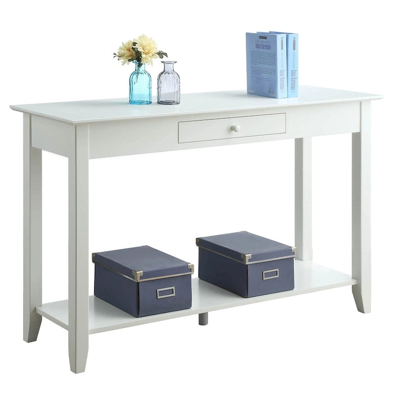 Convenience Concepts American Heritage Table Console 1 Tiroir avec Étagère