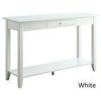 Convenience Concepts American Heritage Table Console 1 Tiroir avec Étagère