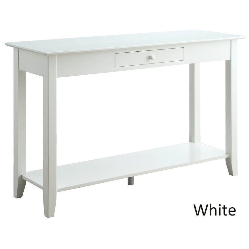 Convenience Concepts American Heritage Table Console 1 Tiroir avec Étagère