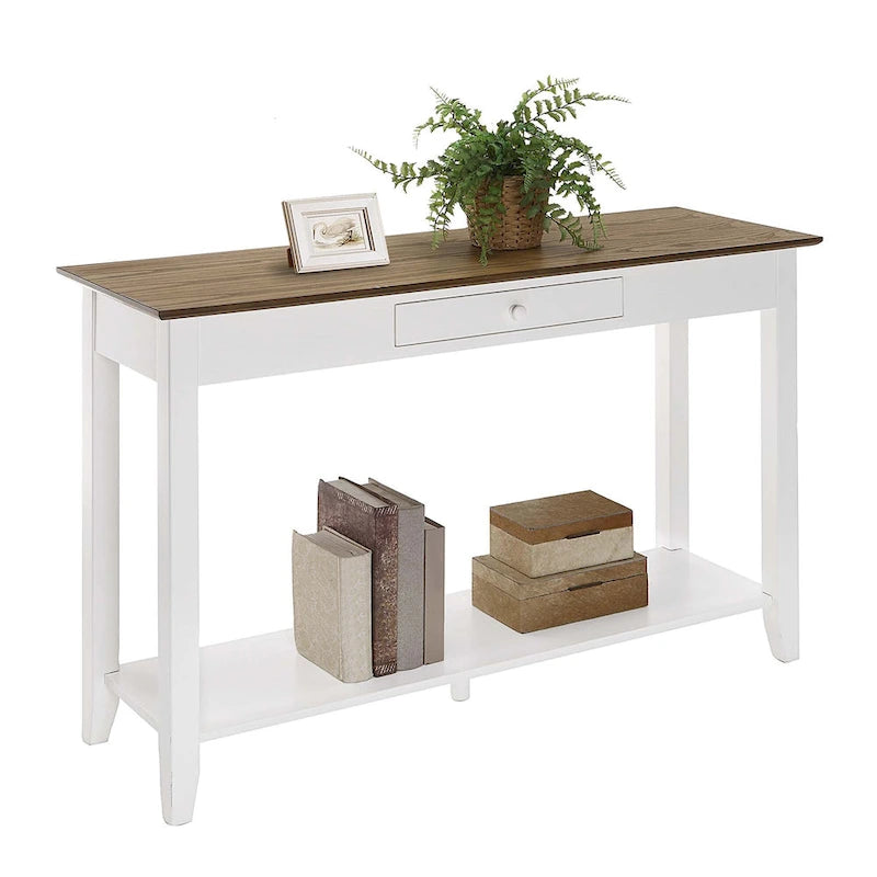 Convenience Concepts American Heritage Table Console 1 Tiroir avec Étagère