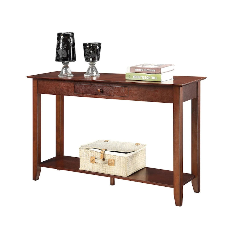 Convenience Concepts American Heritage Table Console 1 Tiroir avec Étagère