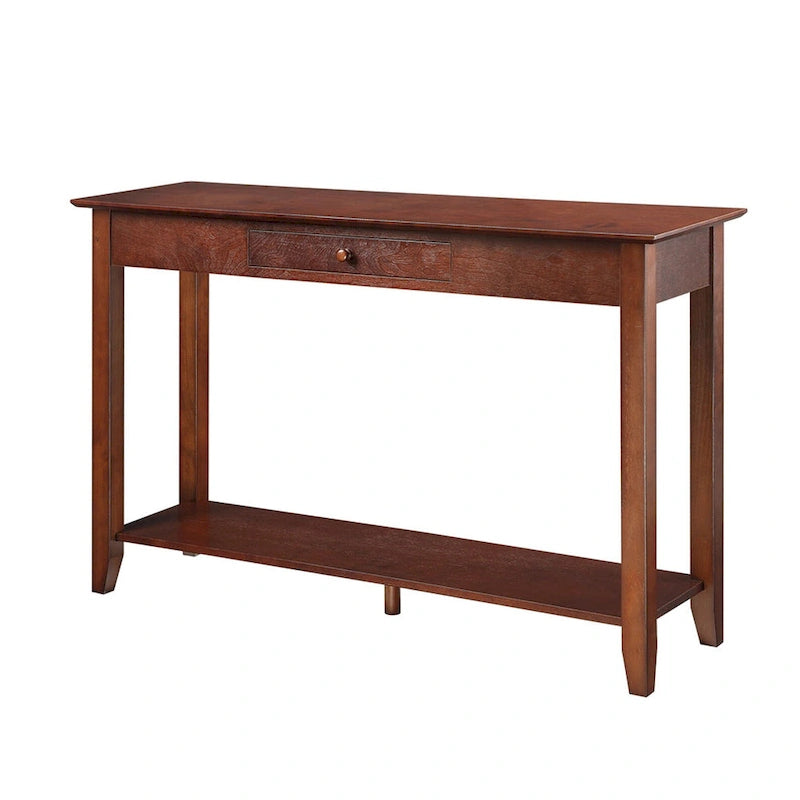 Convenience Concepts American Heritage Table Console 1 Tiroir avec Étagère