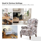 Fauteuil inclinable manuel Terri Classic Cutaway Arms Nailhead – Ensemble de 2 pour salon