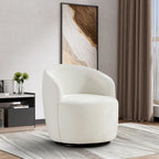 Fauteuils canapés pivotants à 360 degrés en velours rond Ouyessir Accent