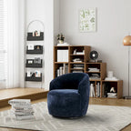 Fauteuils canapés pivotants à 360 degrés en velours rond Ouyessir Accent